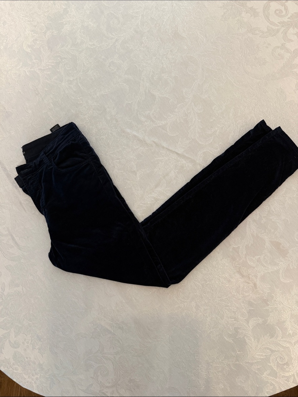 J Brand Women's Blue Velvet Slim Pants